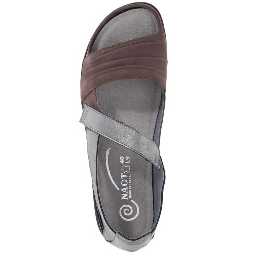 Naot Papaki Sandal Shiitake/ Sterling (Women's)