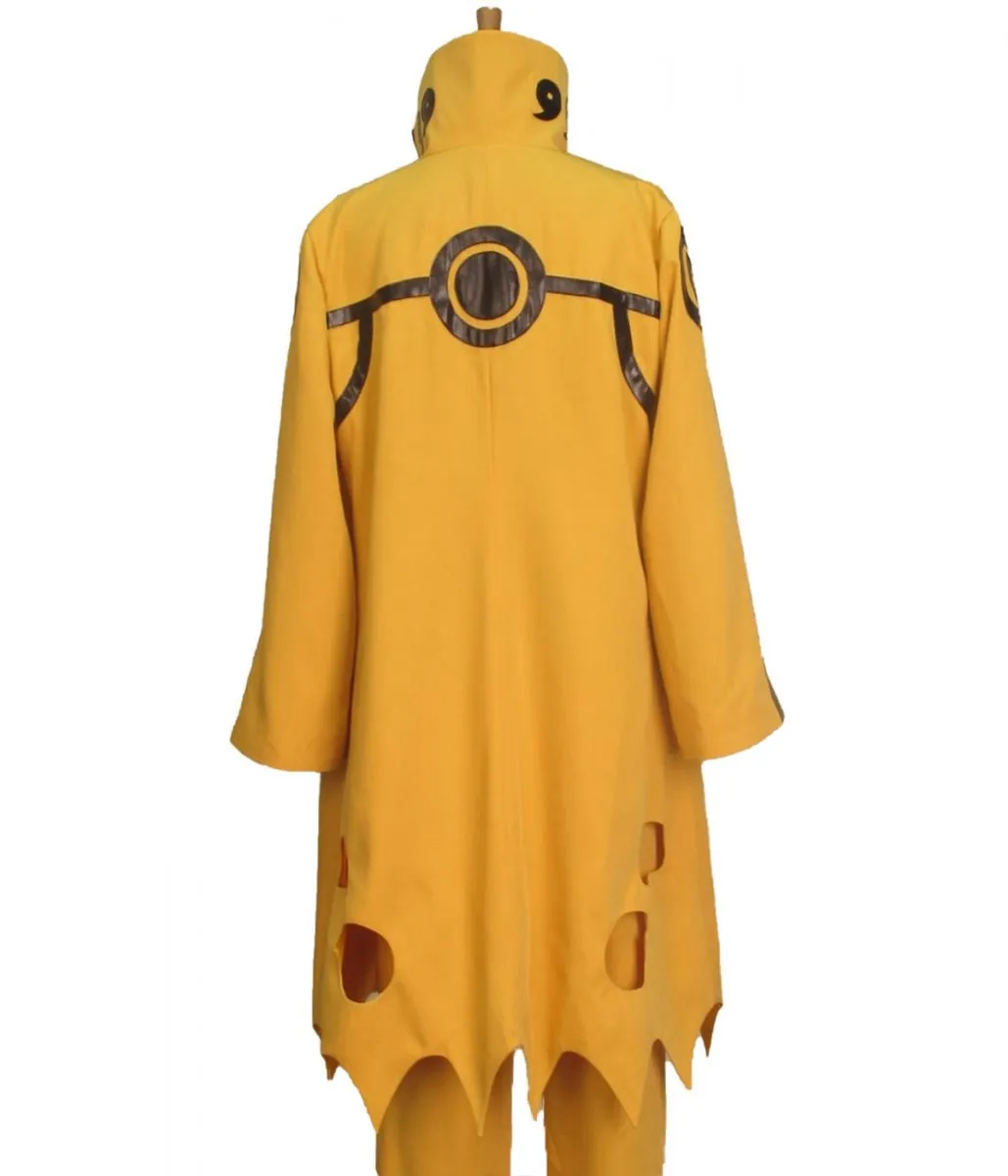 Naruto Uzumaki Naruto Shippuden Cotton Yellow Coat