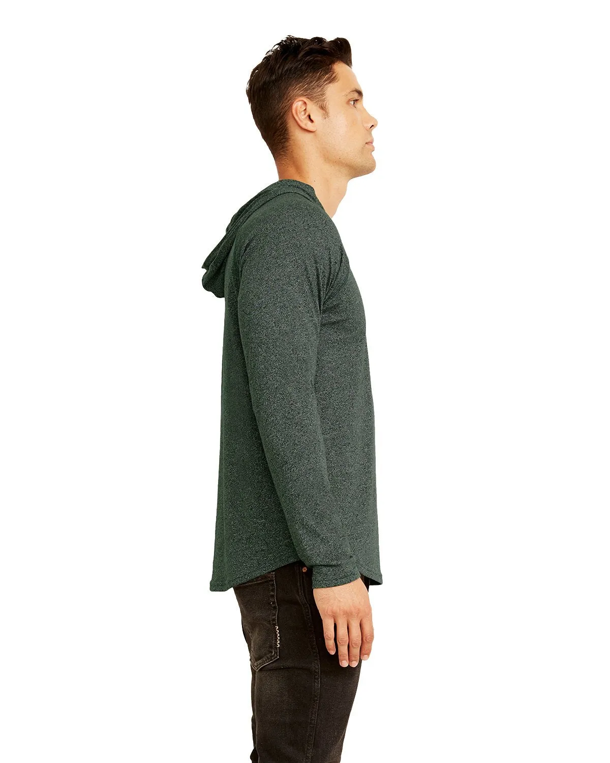 Next Level Unisex Mock Twist Raglan Hoody 2021 Forest Green