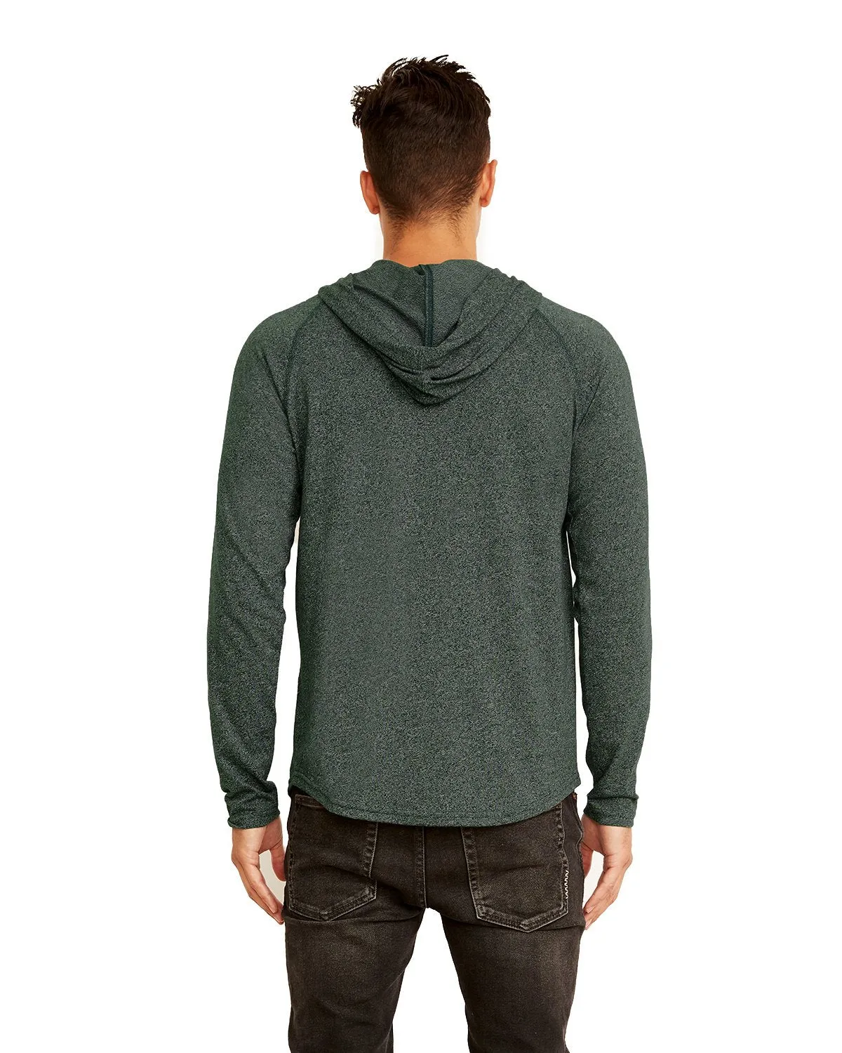 Next Level Unisex Mock Twist Raglan Hoody 2021 Forest Green