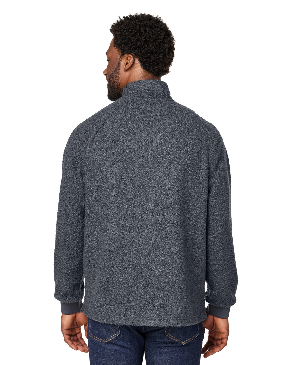 North End NE713 Men's Aura Sweater Fleece Quarter-Zip SKU: NE713