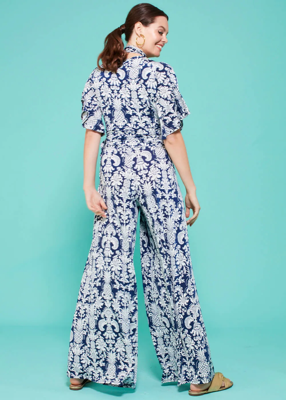 Onjenu Dakota Pina Jumpsuit Navy Blue