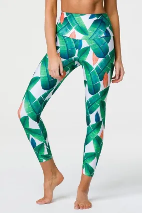 ONZIE // HIGH BASIC MIDI LEGGING - CABANA