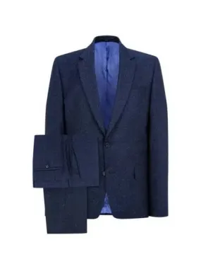 Overseas Station Season Big Chance 8 18 Wool Blend Sporty Single Suit Navy 271580