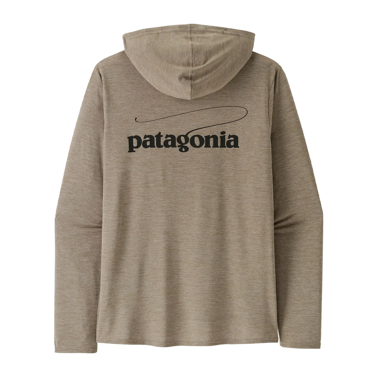 Patagonia Cap Cool Daily Graphic Hoody Casting Logo: Seabird Grey X-Dye