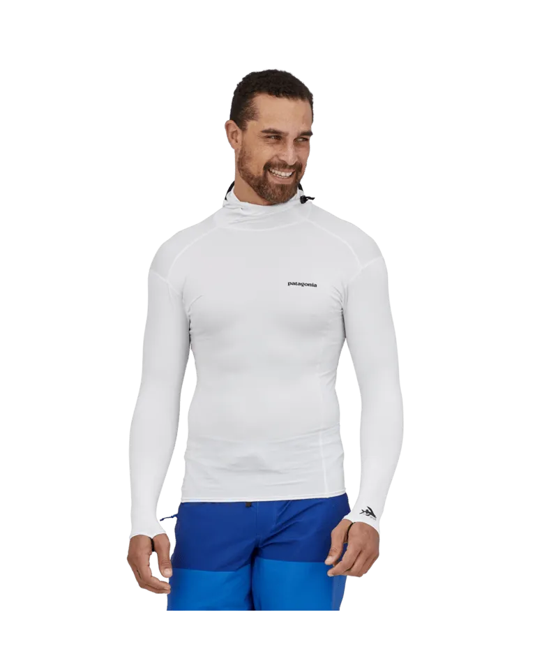 Patagonia R0 Hooded Rashguard-White