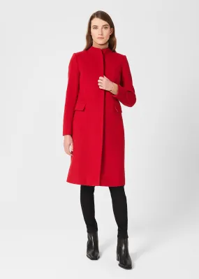 Petite Rhiannon Wool Blend Coat 