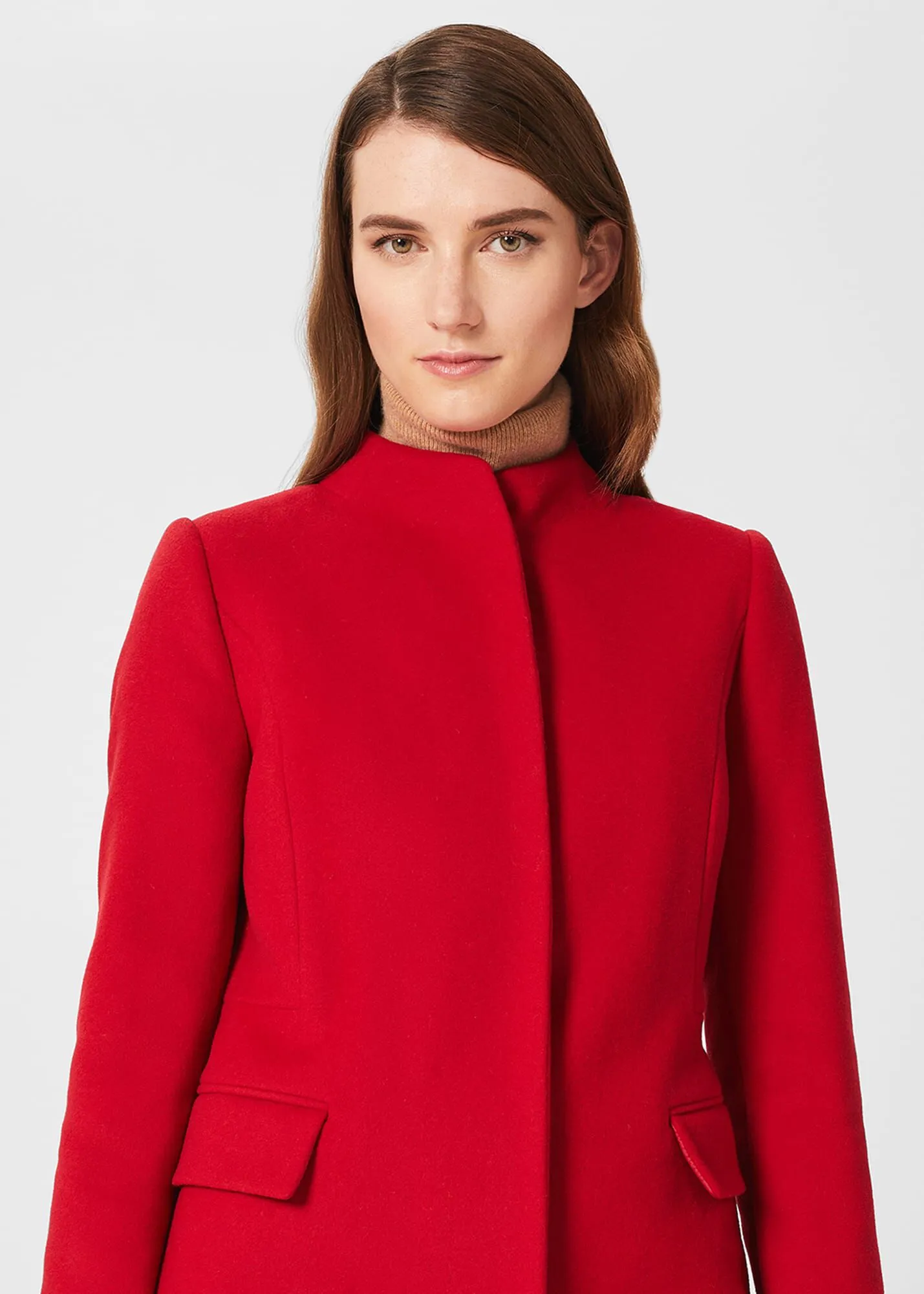 Petite Rhiannon Wool Blend Coat 