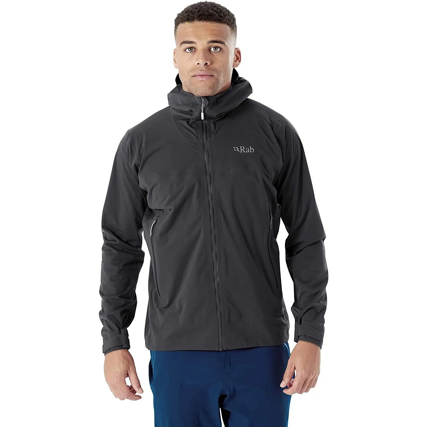 Rab Men's Kinetic 2.0 Waterproof Breathable Jacket for Hiking, Skiing, and Climbing