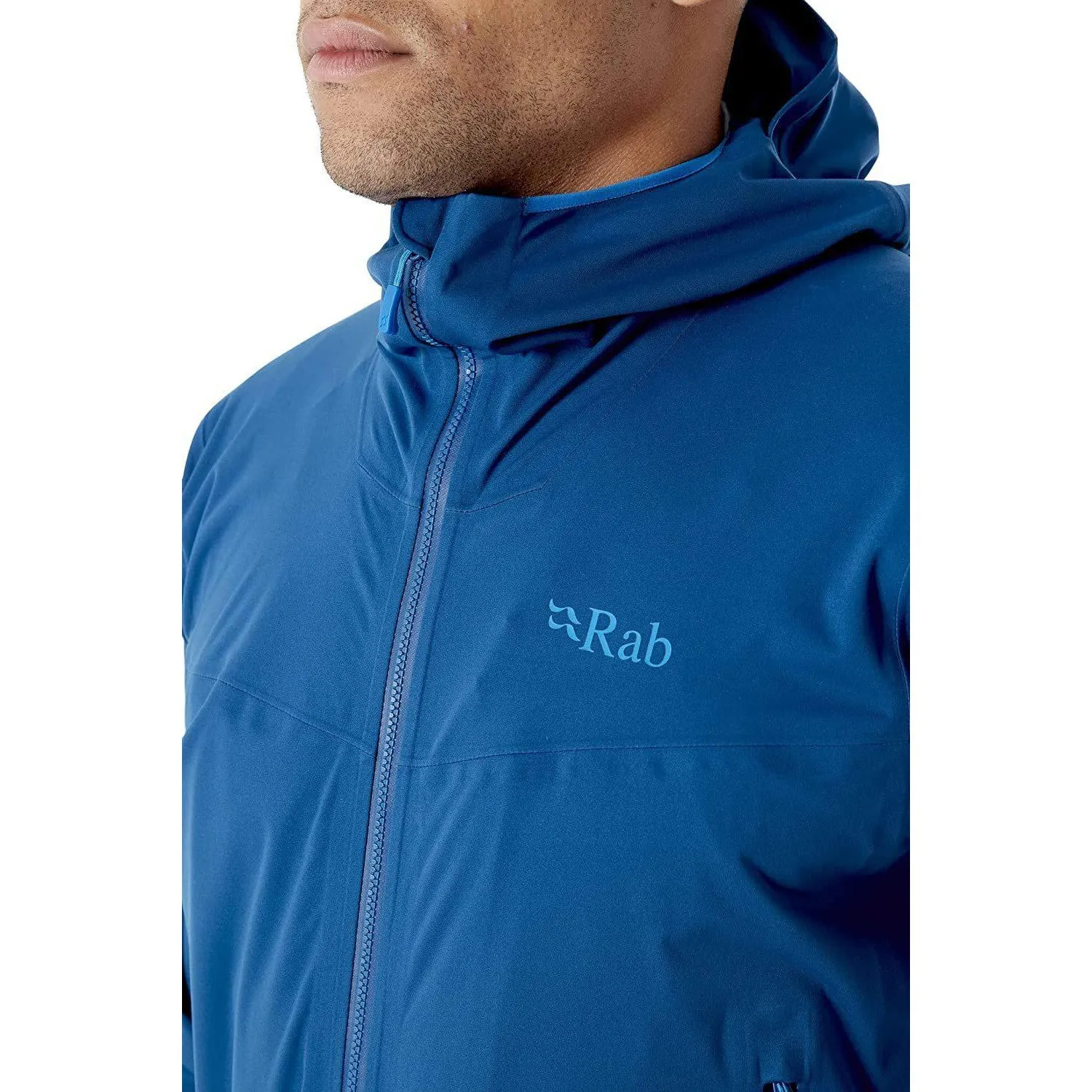 Rab Men's Kinetic 2.0 Waterproof Breathable Jacket for Hiking, Skiing, and Climbing