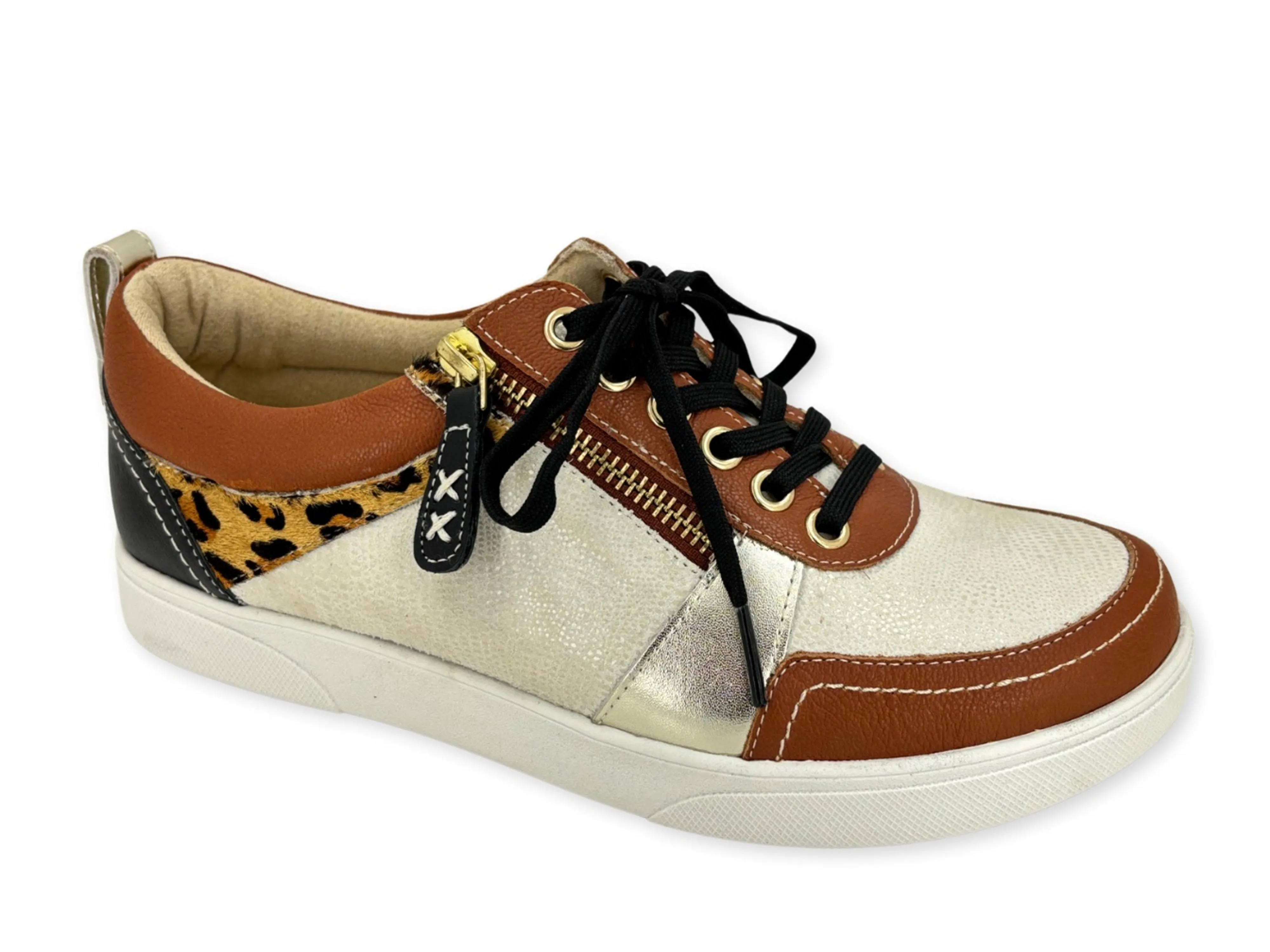 Revere Longbeach Slip-on Sneaker Cognac Multi