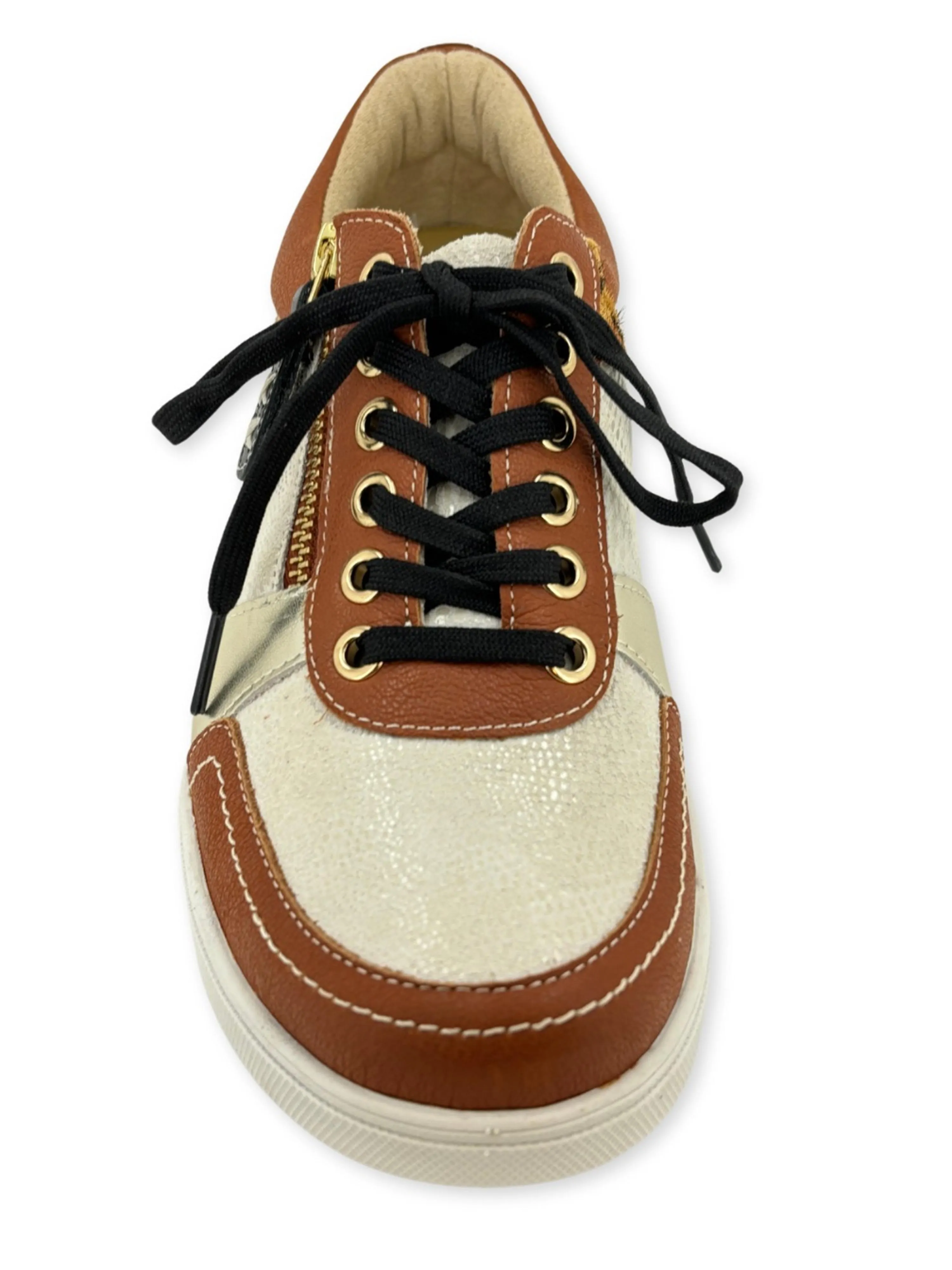 Revere Longbeach Slip-on Sneaker Cognac Multi