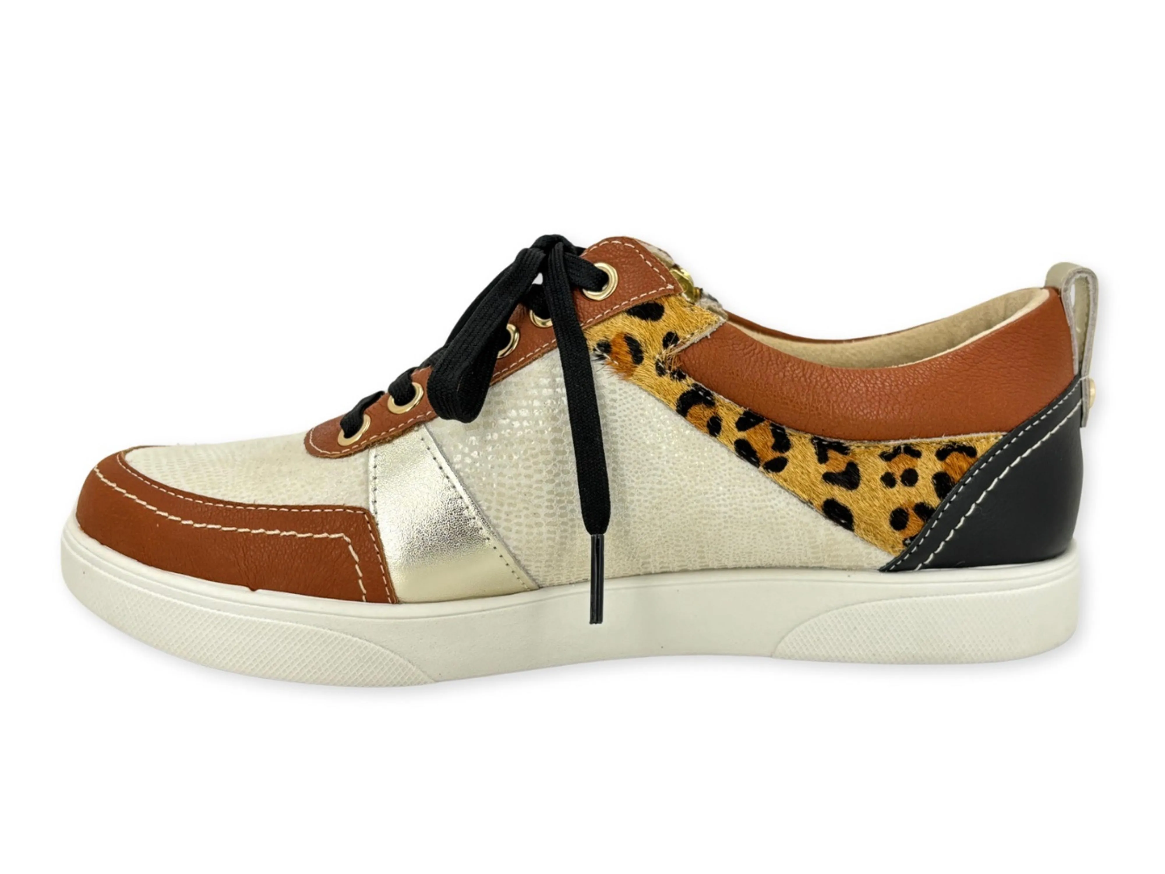 Revere Longbeach Slip-on Sneaker Cognac Multi