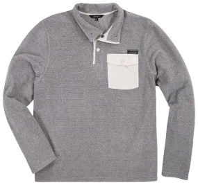 SALE Simply Southern Grey Snap Pullover Sweater Unisex Jacket