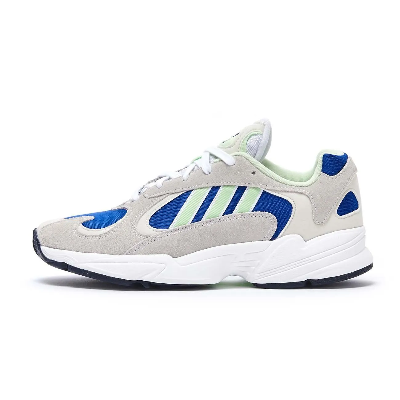 SCARPE YUNG-1 ADIDAS Uomo White Glow green Royal