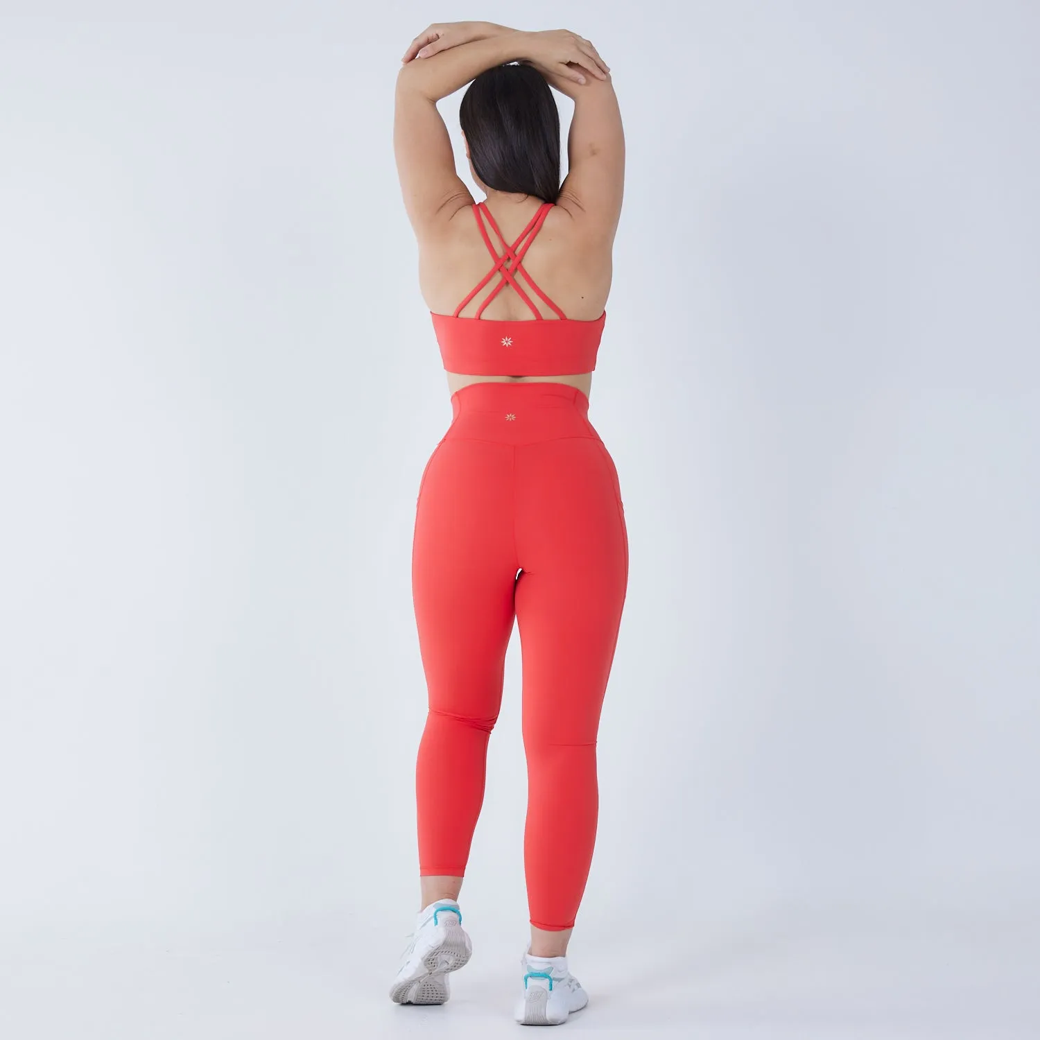 Serenity Pocket Legging in Candy Apple Red - 24