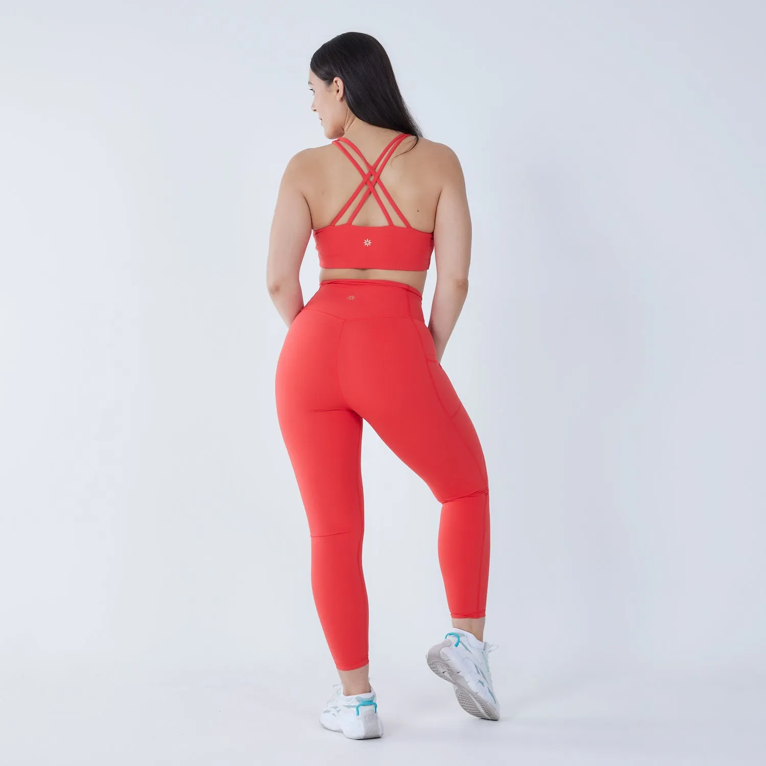 Serenity Pocket Legging in Candy Apple Red - 24