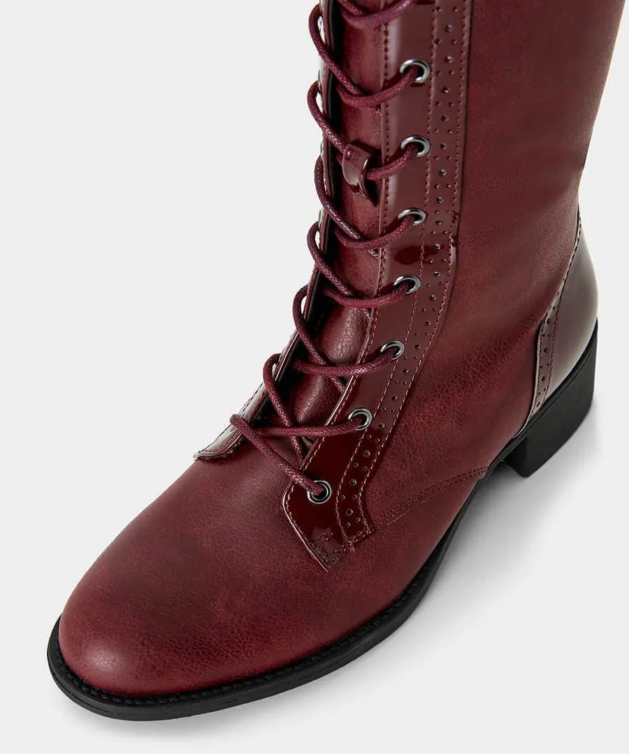 Sharp and Smart Lace Up Boots