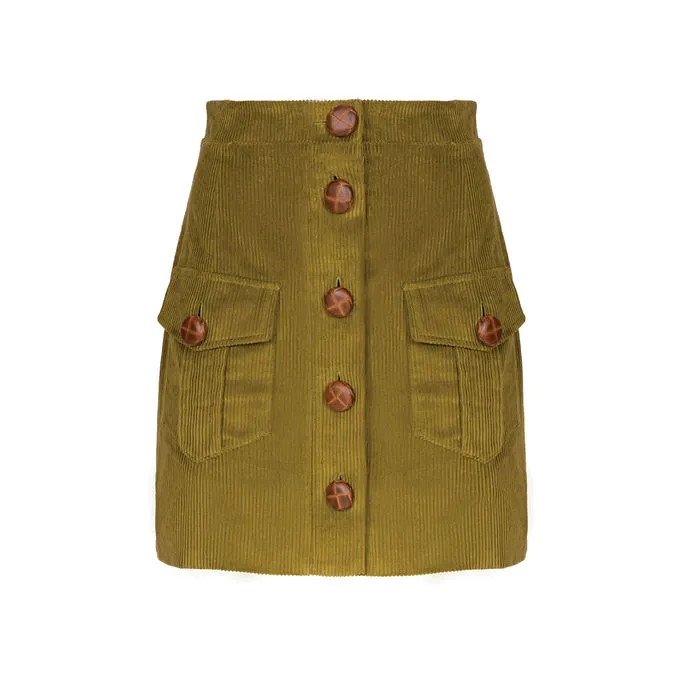 SHORT SKIRT PONTACCIO Woman Forest 