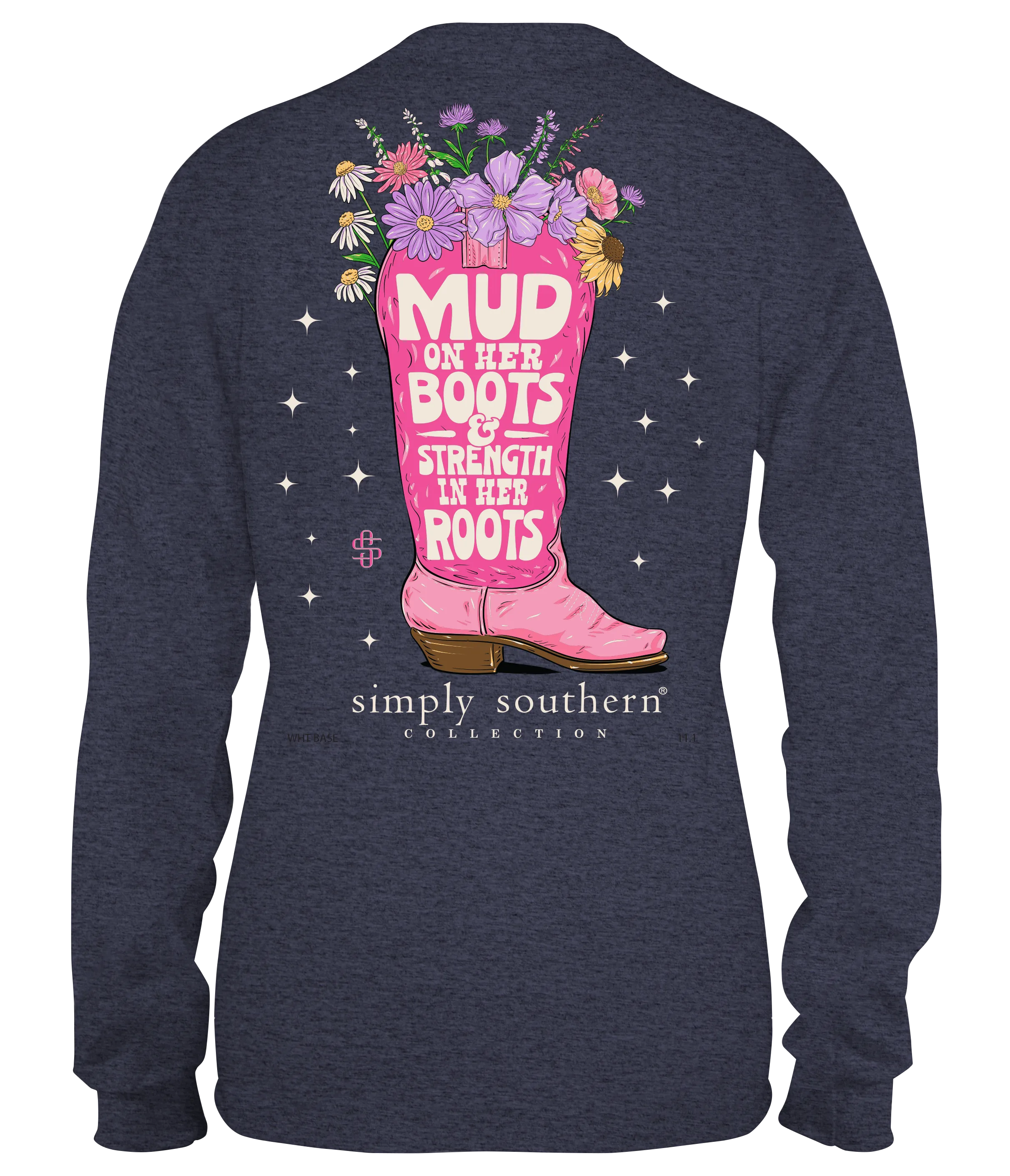 Simply Southern Mud On Her Boots Long Sleeve T-Shirt