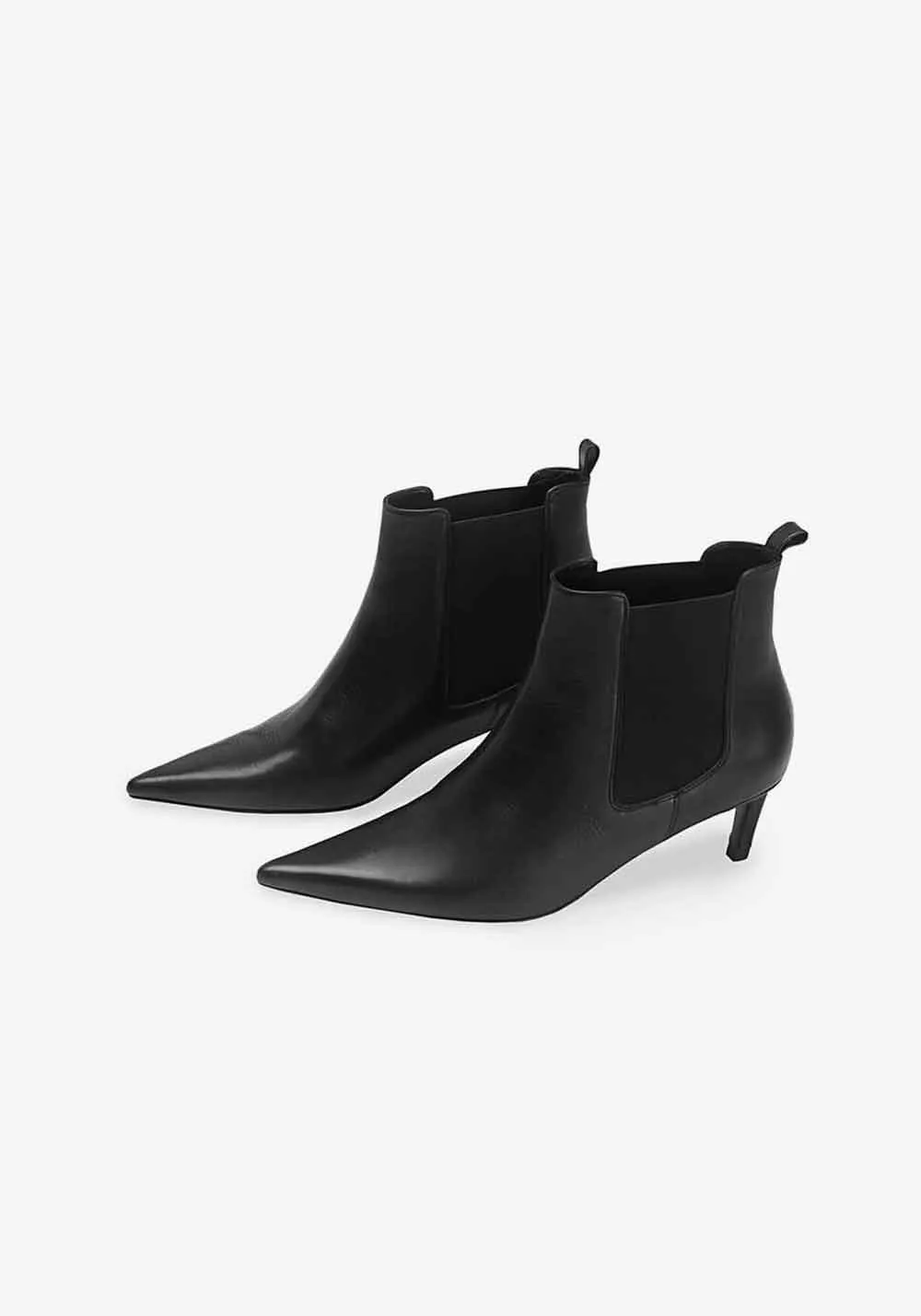 Stevie Boots Black Leather