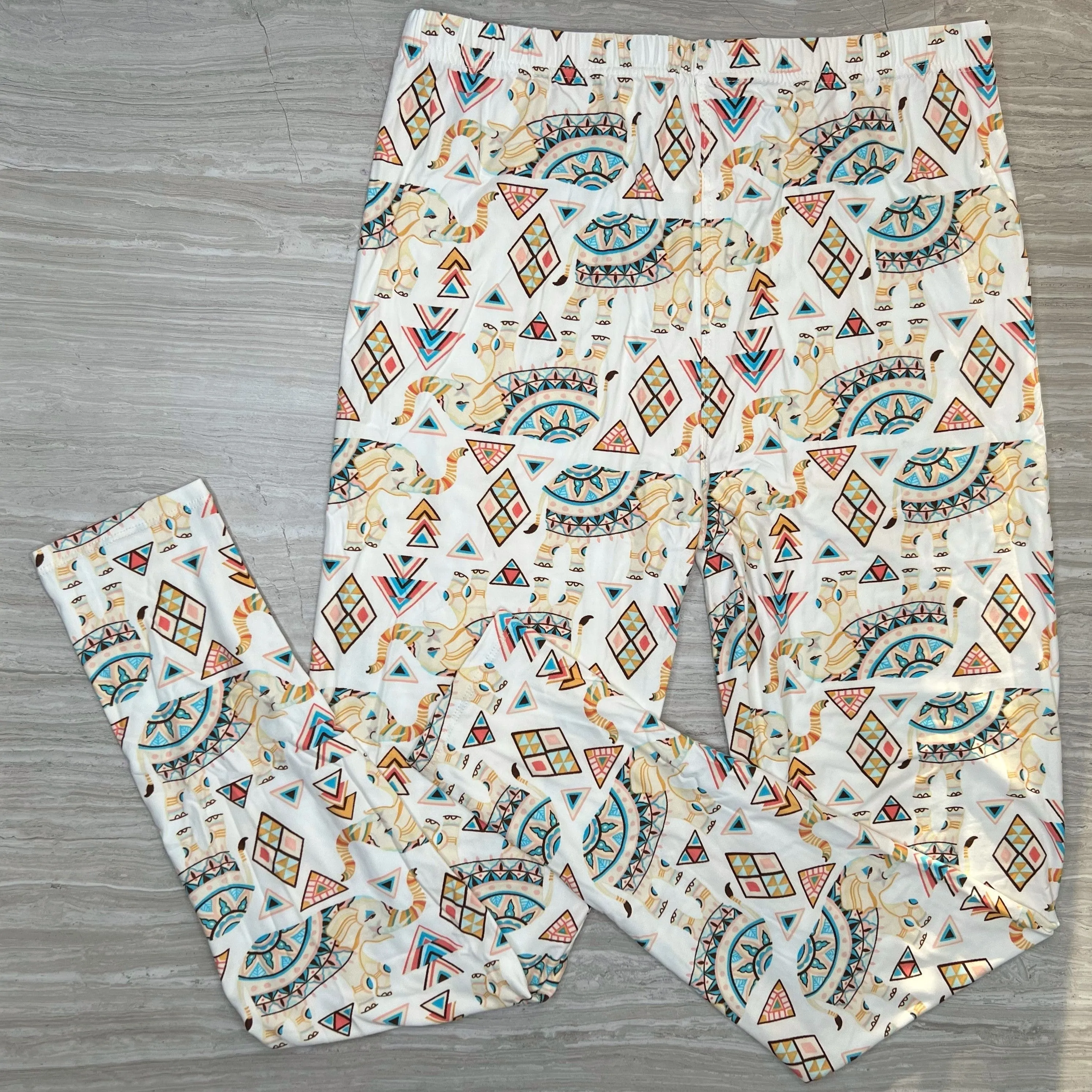 Sunny Elephant Print Leggings