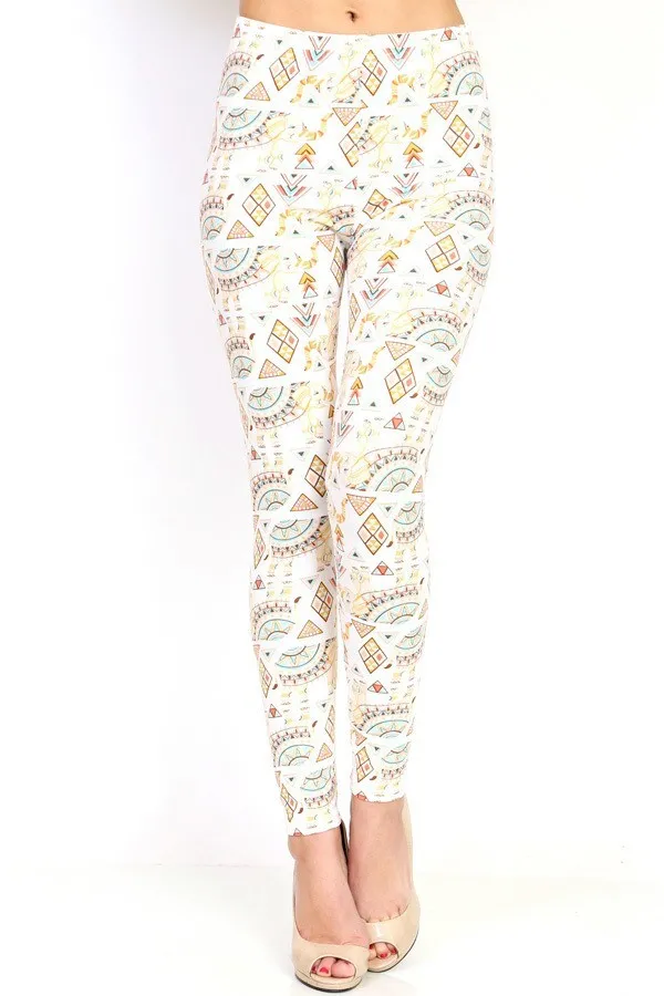 Sunny Elephant Print Leggings