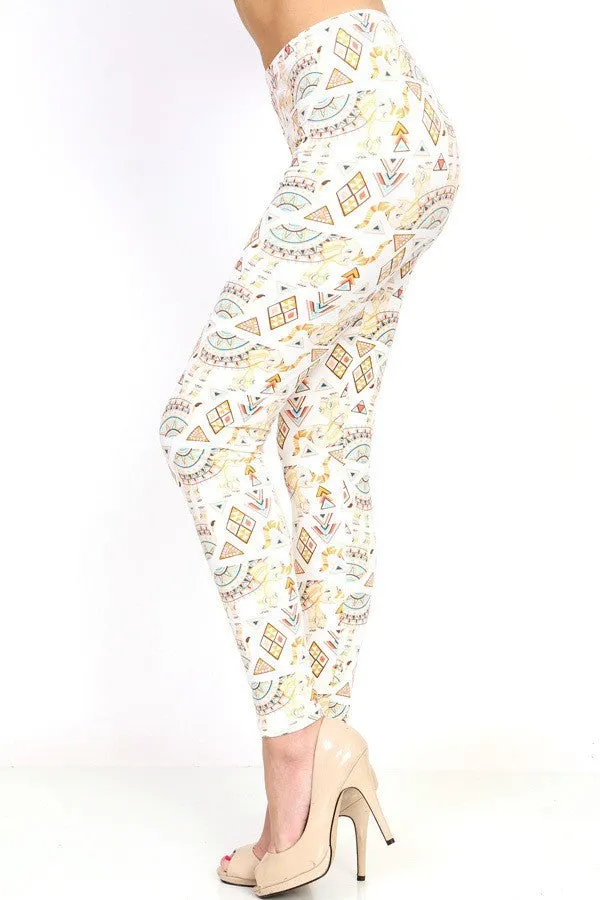 Sunny Elephant Print Leggings