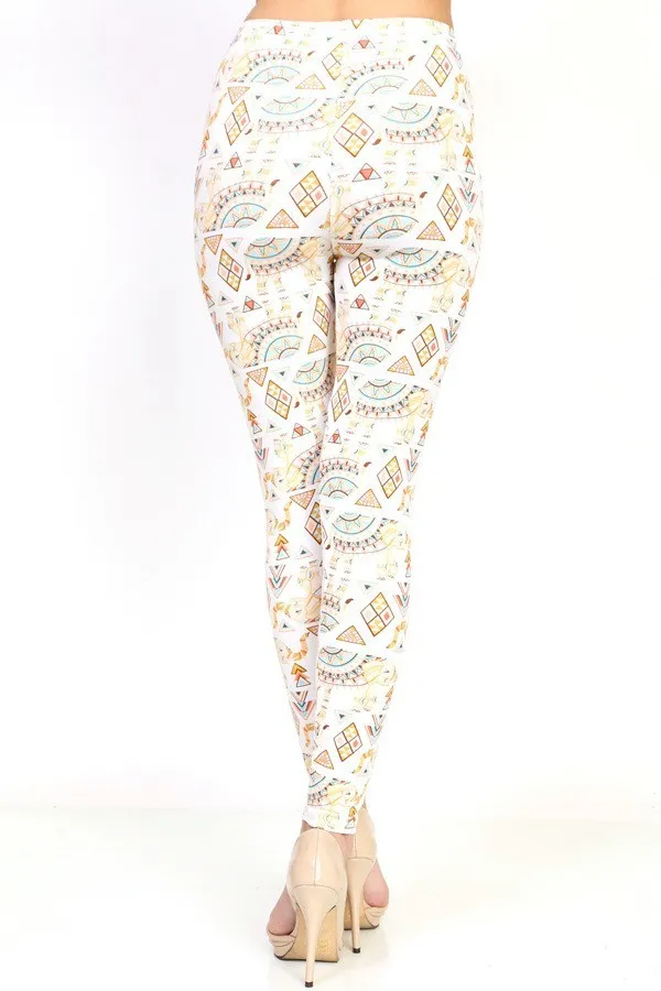 Sunny Elephant Print Leggings