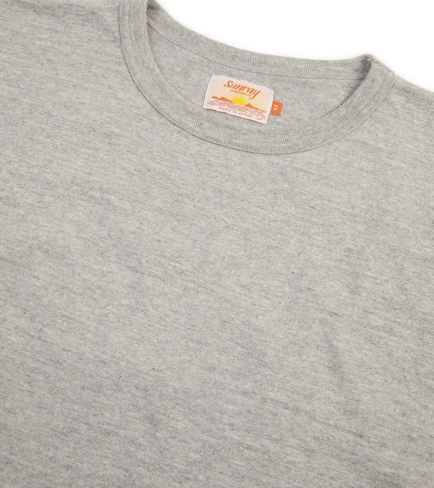 Sunray Sportswear Olawalu Short Sleeve Cotton T-Shirt: Grey Marl