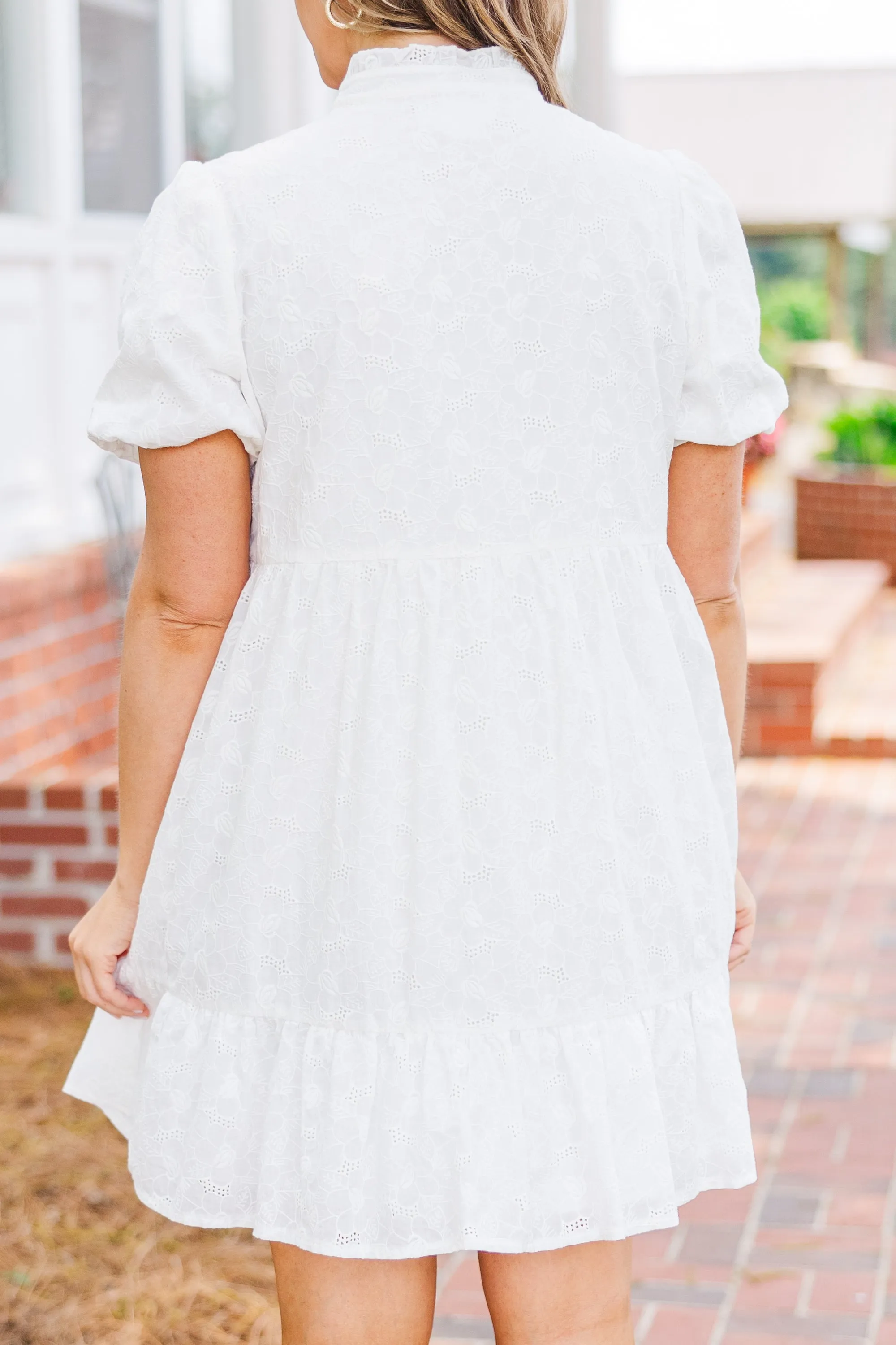 Sweeter Than Sunshine Dress, White