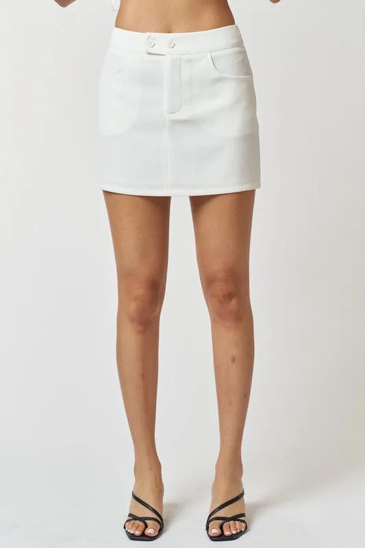 Tailor Mini Skirt