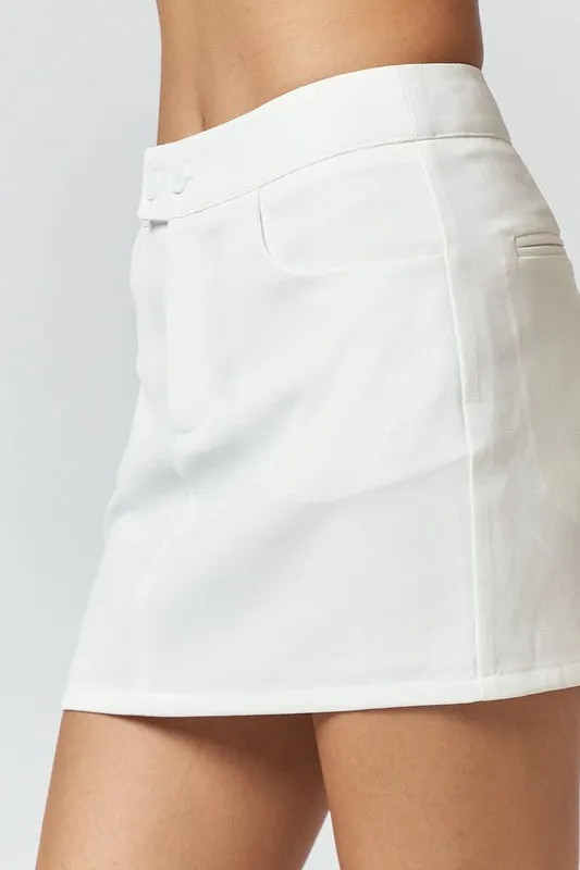 Tailor Mini Skirt