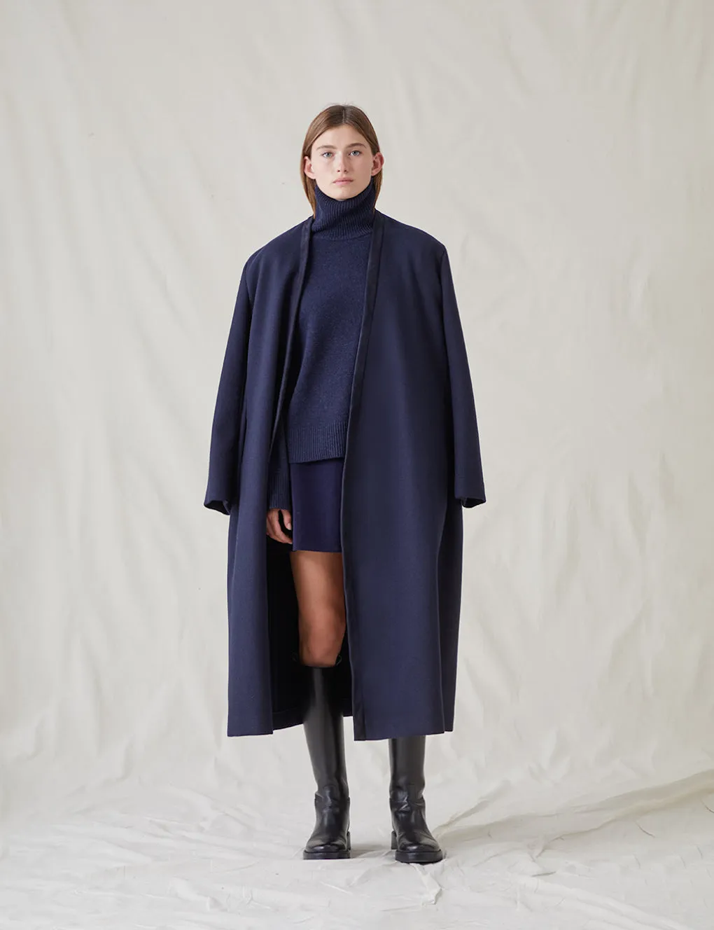 The Double Face Wrap Coat