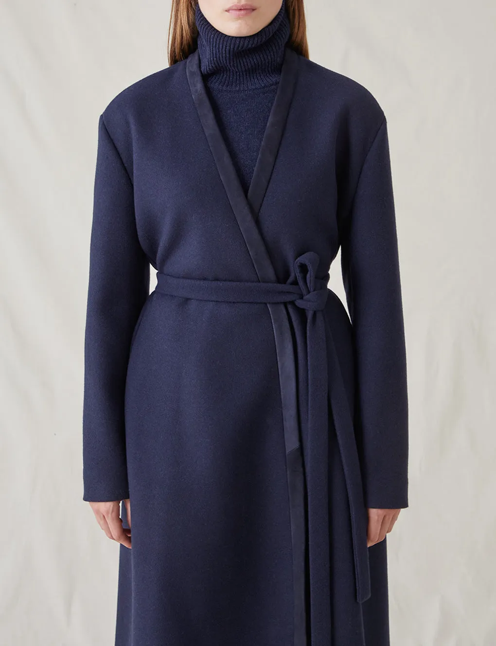 The Double Face Wrap Coat