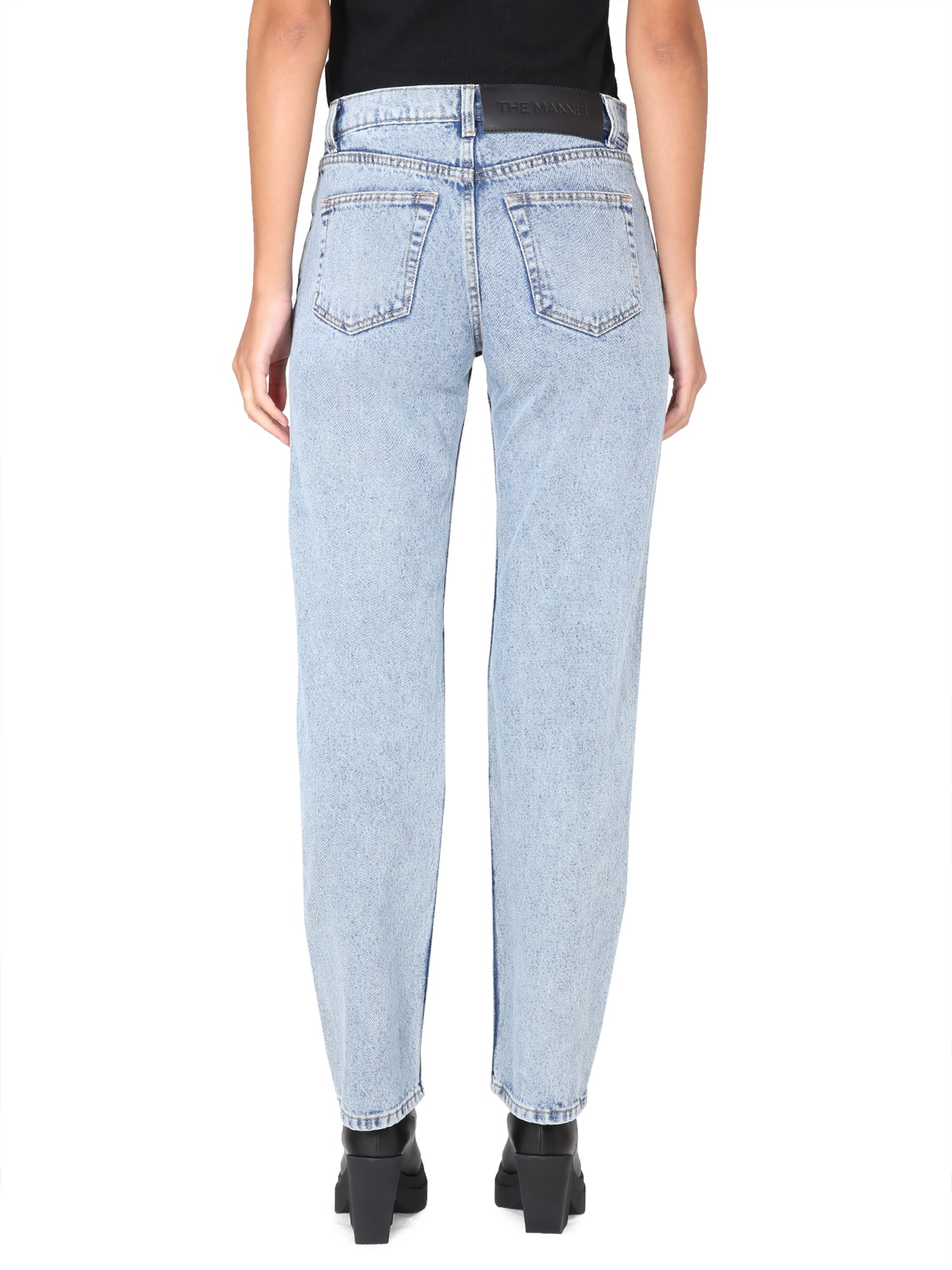 THE MANNEI    SARA COTTON DENIM JEANS