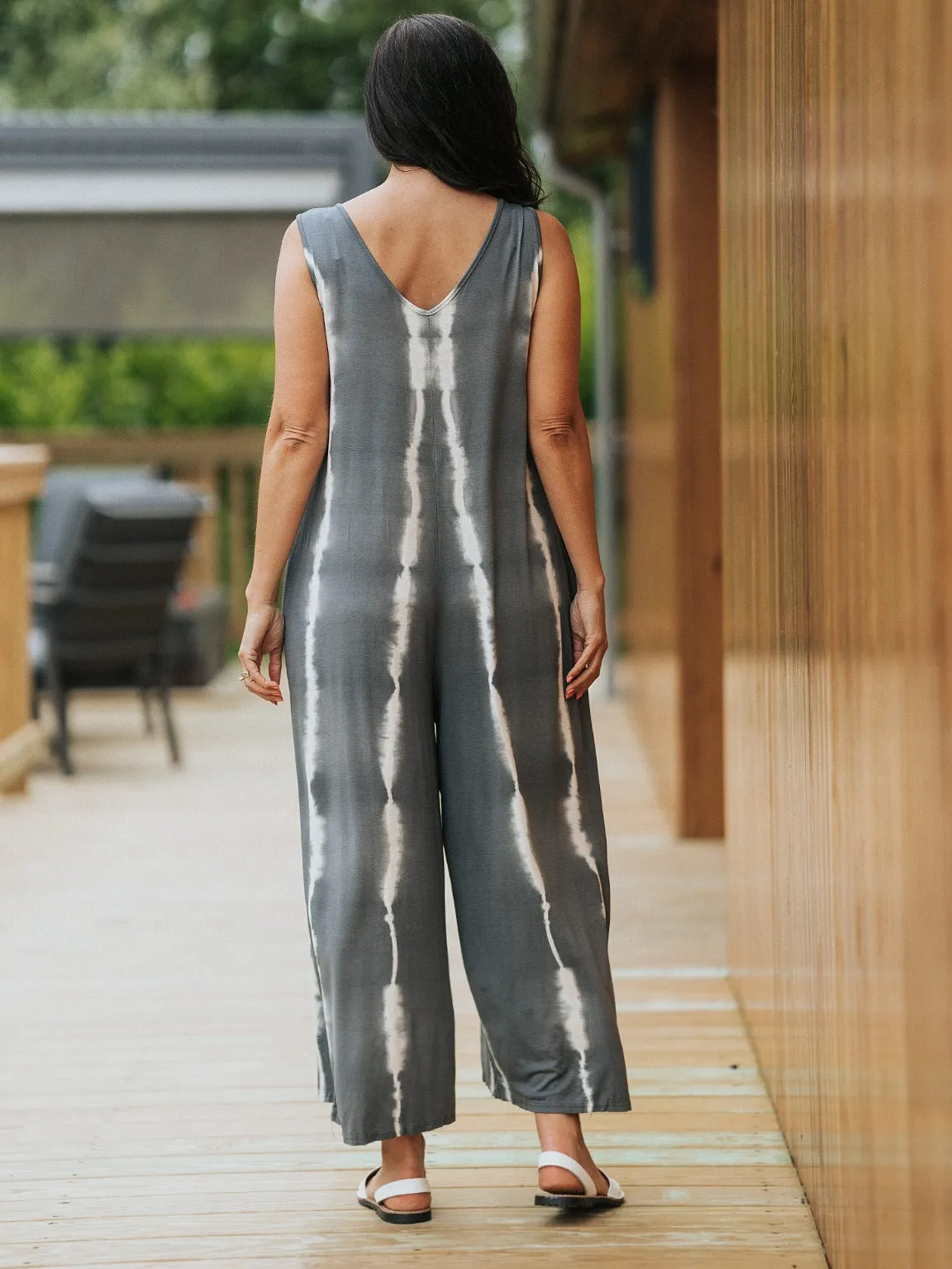 Tie Dye Sleeveless Jumpsuit Harmony