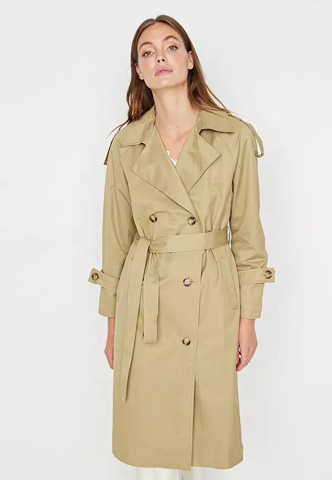 Trendyol Classic Longline Trench Coat