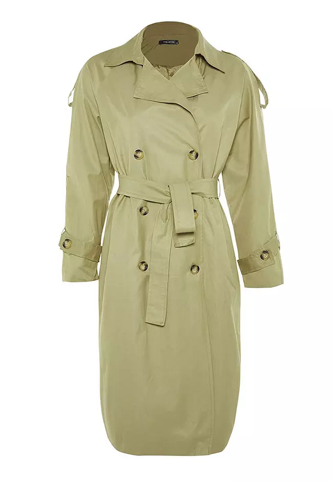 Trendyol Classic Longline Trench Coat