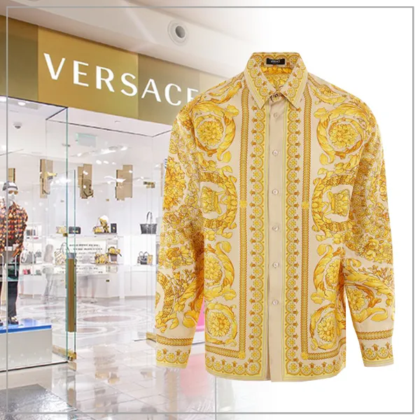 VERSACE  |Silk Luxury Shirts