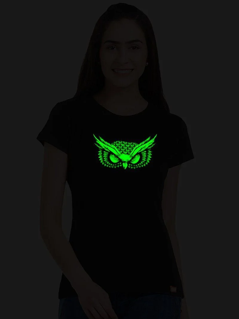 Wise Owl Glow Women TShirt