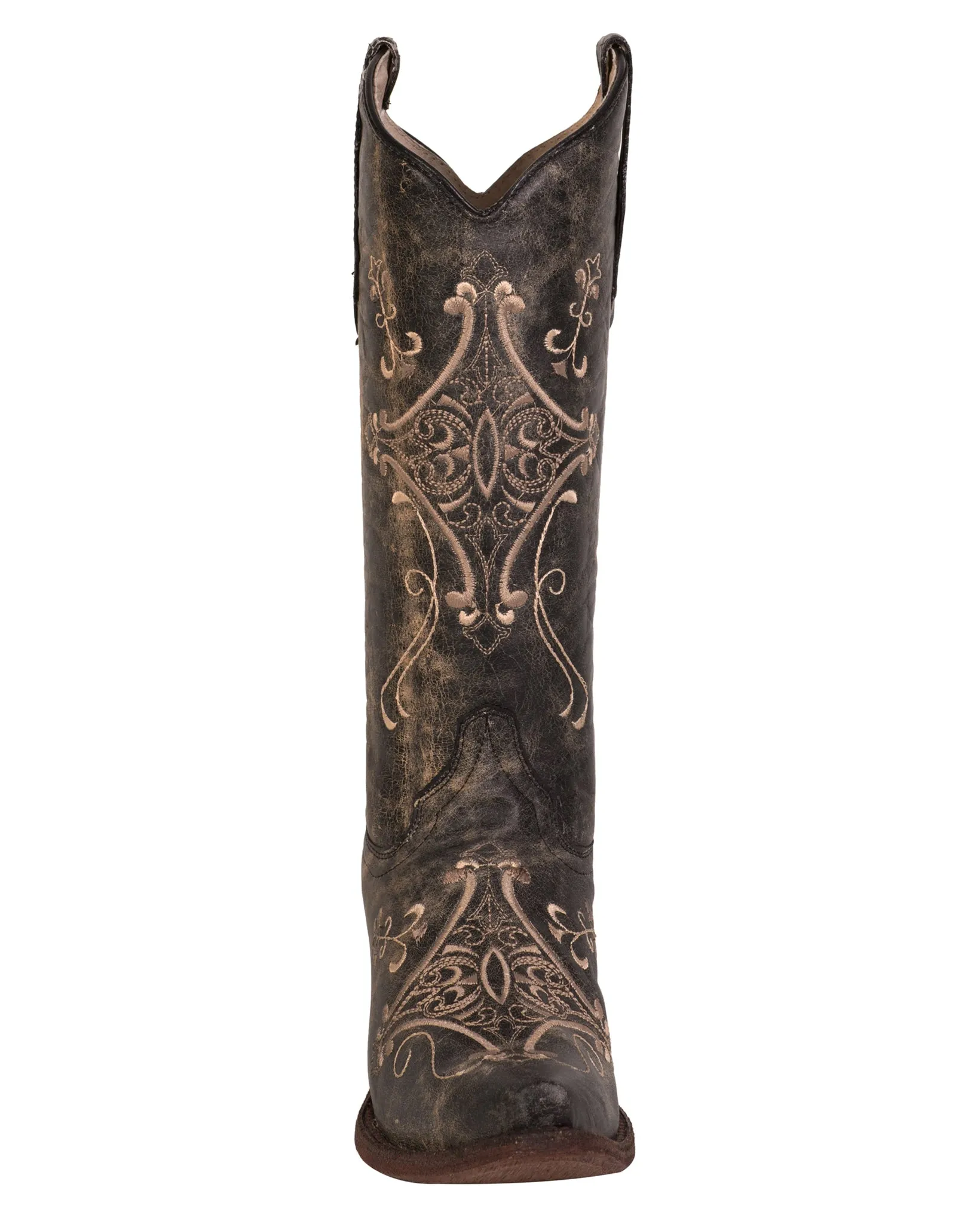 Women's Crackle Embroidered Boots