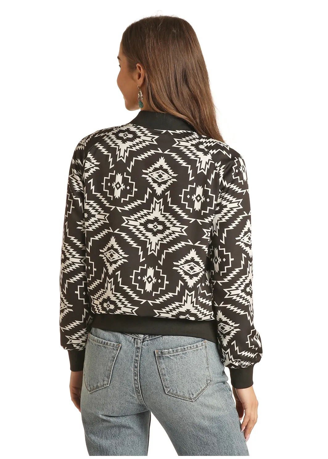 Women's Rock & Roll Cowgirl Bomber Jacket #RRWO92R048