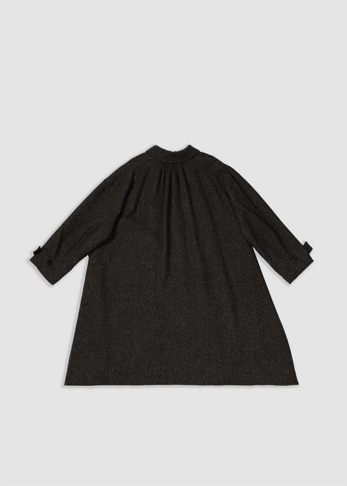 Wool Coat - Charcoal