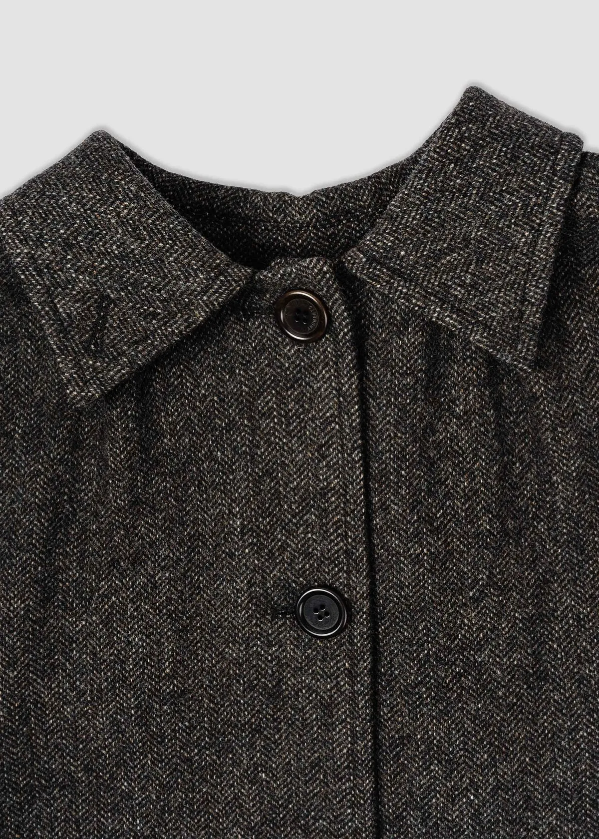 Wool Coat - Charcoal