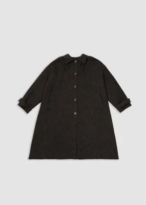 Wool Coat - Charcoal